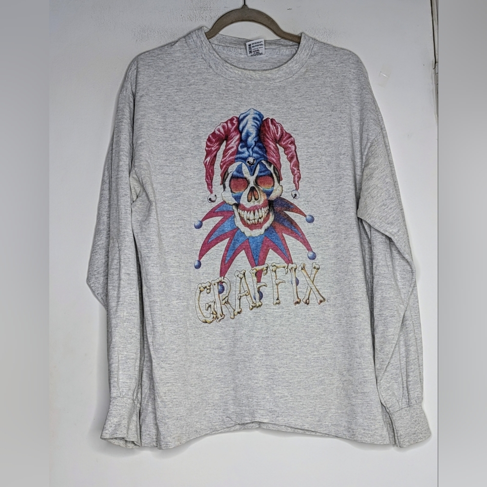 1993 Graffix Cypress Hill Vintage Shirt in Heather Gray RARE